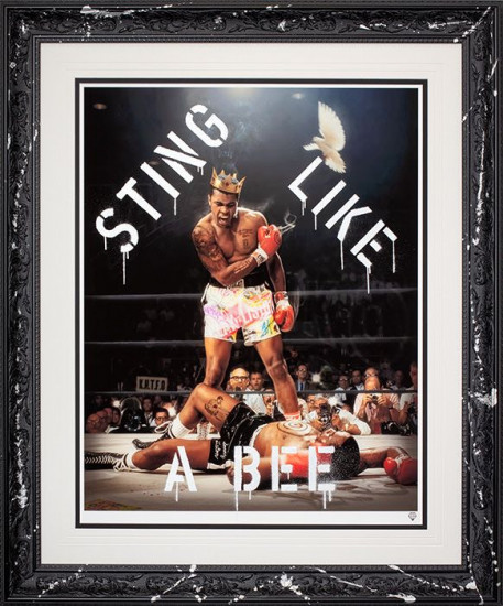 Ali vs Liston - Studio Stencil Collection - Framed Ali vs Liston - Studio Stencil Collection - Framed