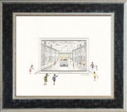 All Scream For Ice-Cream - Overspill Sketch - Artist Proof - Framed