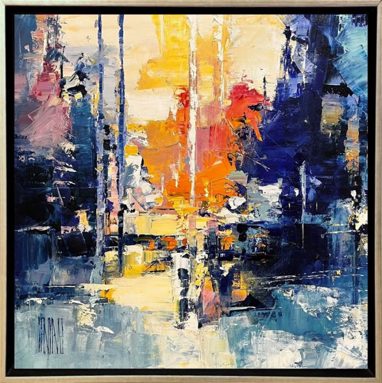 Aura Within the Trees - Original - Framed Aura Within the Trees - Original - Framed