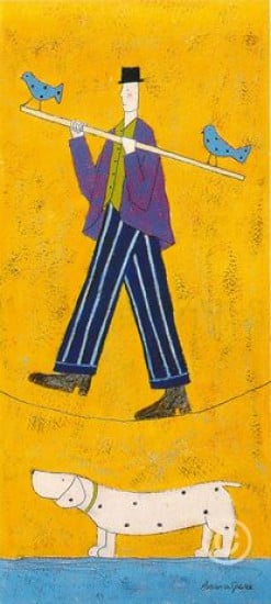 Balancing Man - Print only Balancing Man - Print only