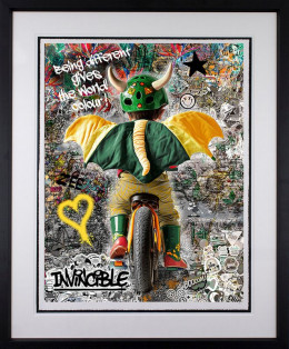 Being Different Gives The World Colour - Black Framed