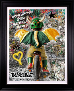 Being Different Gives The World Colour - Deluxe - Black Framed