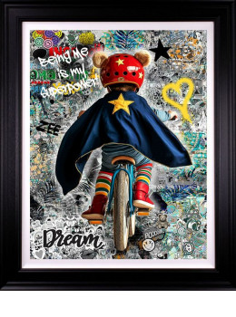 Being Me Is My Superpower - Deluxe - Black Framed