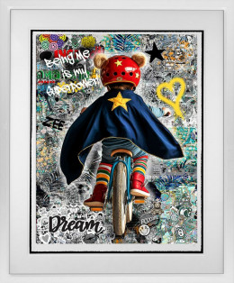 Being Me Is My Superpower - White Framed