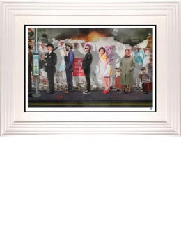 Britannia Row II - White Framed Britannia Row II - White Framed