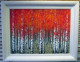 Burnt Sienna - White Frame - Framed