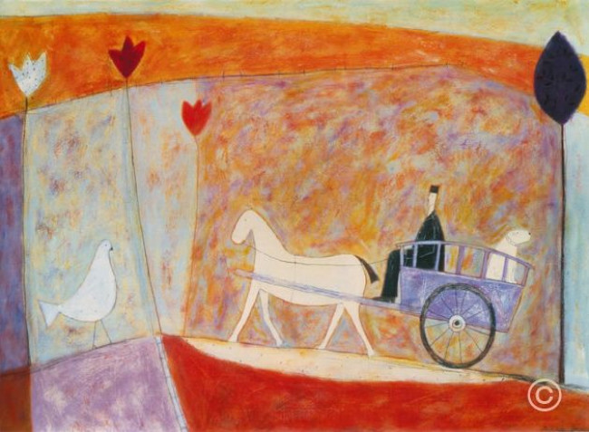 Cart And Horse - Print only Cart And Horse - Print only