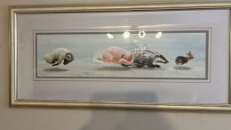 Chase 3 - Original Painting - Framed Chase 3 - Original Painting - Framed