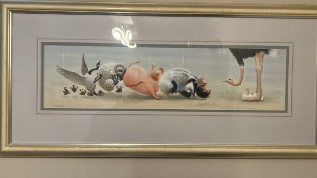 Chase 5 - Original Painting - Framed Chase 5 - Original Painting - Framed