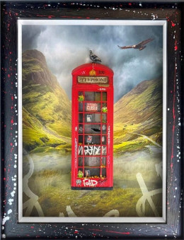 Collect Call - Glencoe - 3D Sculpture Art - Artist Proof - Framed