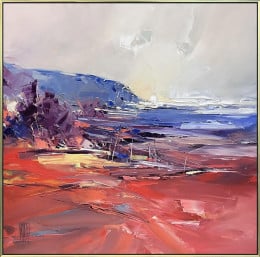 Cote De Granit Rose - Original - Framed Cote De Granit Rose - Original - Framed