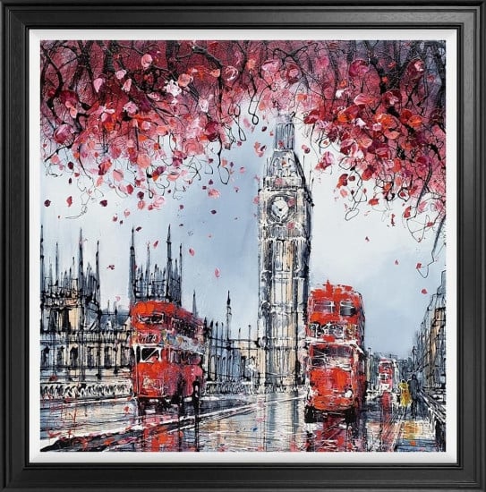 Crossing The Thames - Limited Edition - Black Framed Crossing The Thames - Limited Edition - Black Framed