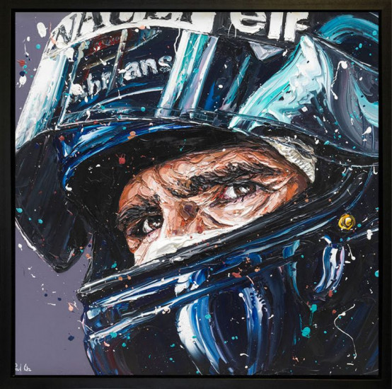Damon - Canvas (Wall Of Champions Size - Damon Hill) - Framed Box Canvas Damon - Canvas (Wall Of Champions Size - Damon Hill) - Framed Box Canvas