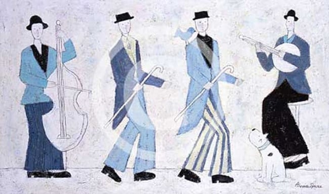 Dancing Musicians - Print only Dancing Musicians - Print only