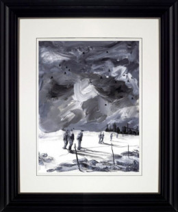 Day After Day (Just Like The Crows) - Black Framed