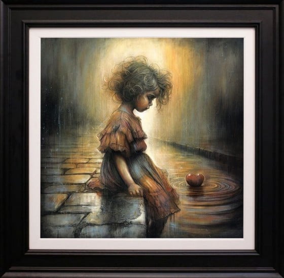 Deep In My Heart - On Canvas - Framed Deep In My Heart - On Canvas - Framed