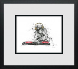 DJ Man Cub II - Miniature - Black Framed