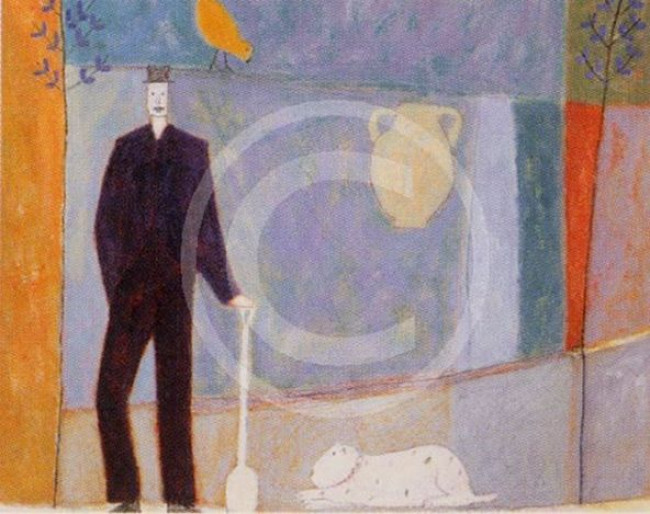 Dog In The Garden - Print only Dog In The Garden - Print only