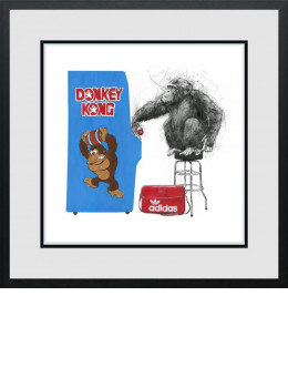 Donkey Kong - Black Framed