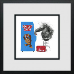 Donkey Kong - Miniature - Black Framed