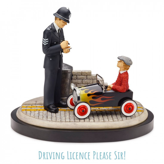 Driving Licence Please Sir! - Sculpture