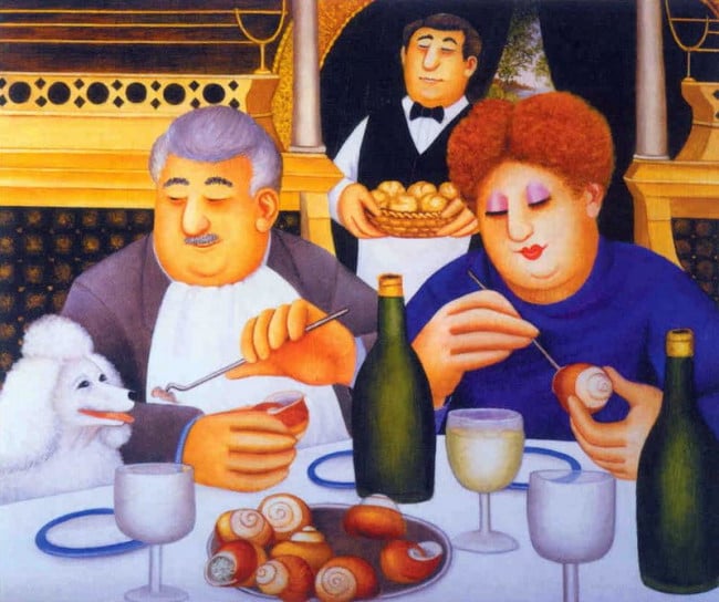 Escargot Pour Trois - Print