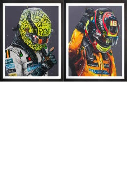 F1 World Champions 2025 - McLaren - 3D Lenticular - Deluxe Oversize - Black Framed F1 World Champions 2025 - McLaren - 3D Lenticular - Deluxe Oversize - Black Framed