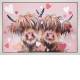 Falling For Moo - Original - Framed