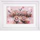 Falling For Moo - White Framed