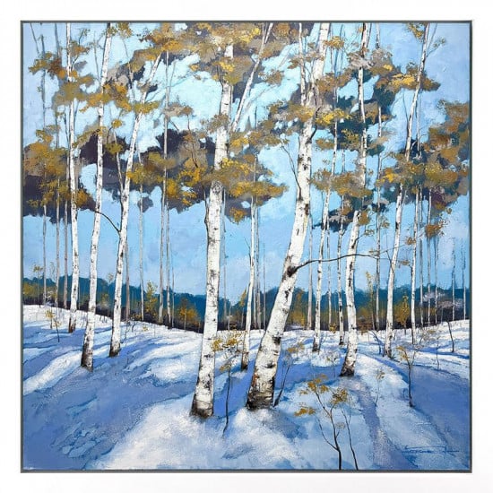 Final Change of Seasons I - Original - Framed Box Canvas