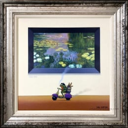 Fraud Monet - Monet and Merlot - Limited Edition - Framed Fraud Monet - Monet and Merlot - Limited Edition - Framed