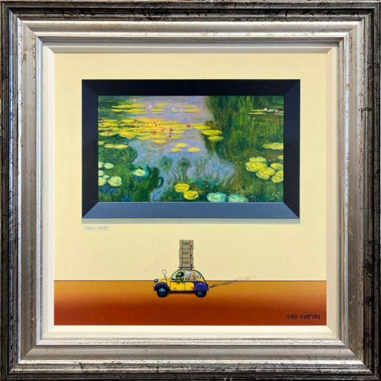 Fraud Monet - Wine And Cheese - Limited Edition - Framed