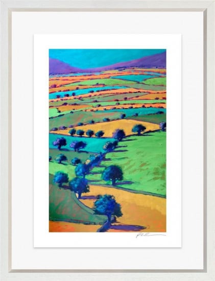 From Broadway - Paper - Limited Edition - White Framed From Broadway - Paper - Limited Edition - White Framed