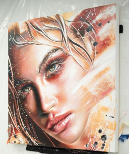 Glimmers Of Her - Original - Box Canvas