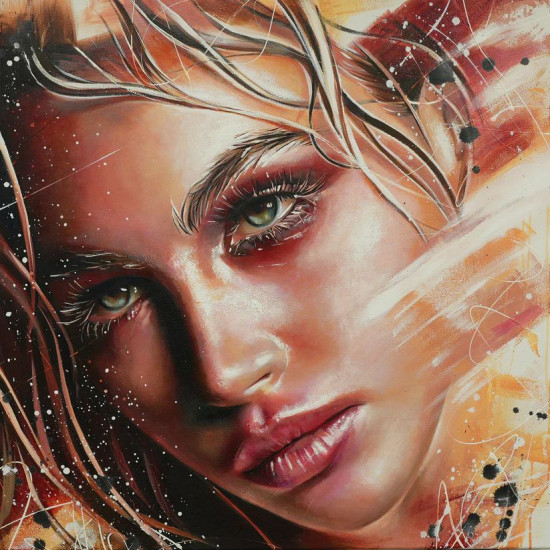 Glimmers Of Her - Original - Box Canvas