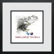 Grab Life By The Balls - Miniature - Black Framed