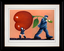 Helping Dad - Black Framed