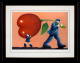 Helping Dad - Black Framed
