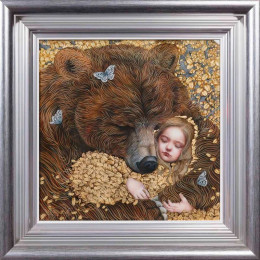 Hibernation - Silver-Blue Framed