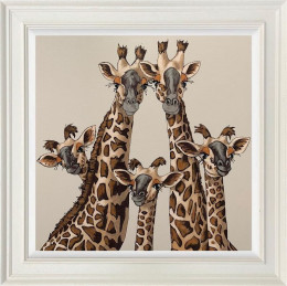 High Five - Pavilion Gray - Limited Edition - White Framed High Five - Pavilion Gray - Limited Edition - White Framed
