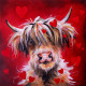 I Love Moo - Mounted