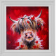 I Love Moo - Original - Framed