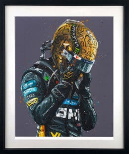 Lando - Golden Tears - Black Framed