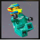 Lego Alonso - Canvas (Wall Of Champions Size) - Black Framed - Framed Box Canvas