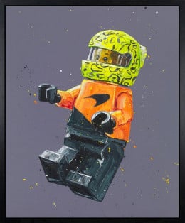 Lego Lando - Canvas (Standard Size) - Black Framed