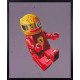 Lego Lewis - Canvas (Standard Size) - Black Framed - Framed Box Canvas