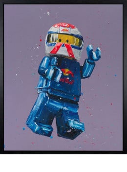 Lego Max II - Canvas (Standard Size) - Black Framed