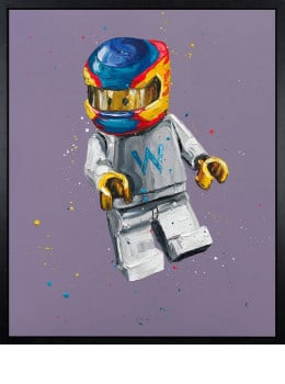 Lego Sainz - Canvas (Standard Size) - Black Framed