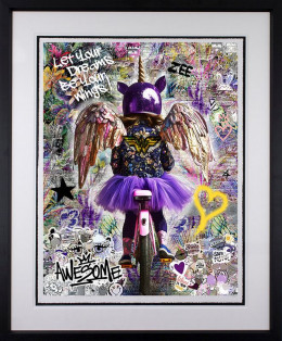 Let Your Dreams Be Your Wings - Black Framed