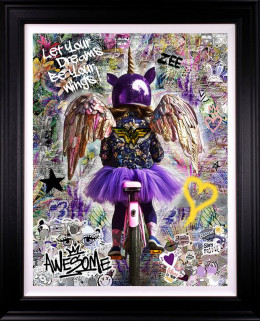 Let Your Dreams Be Your Wings - Deluxe - Black Framed